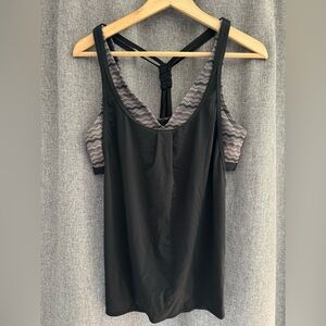 Athleta tank with attached bra